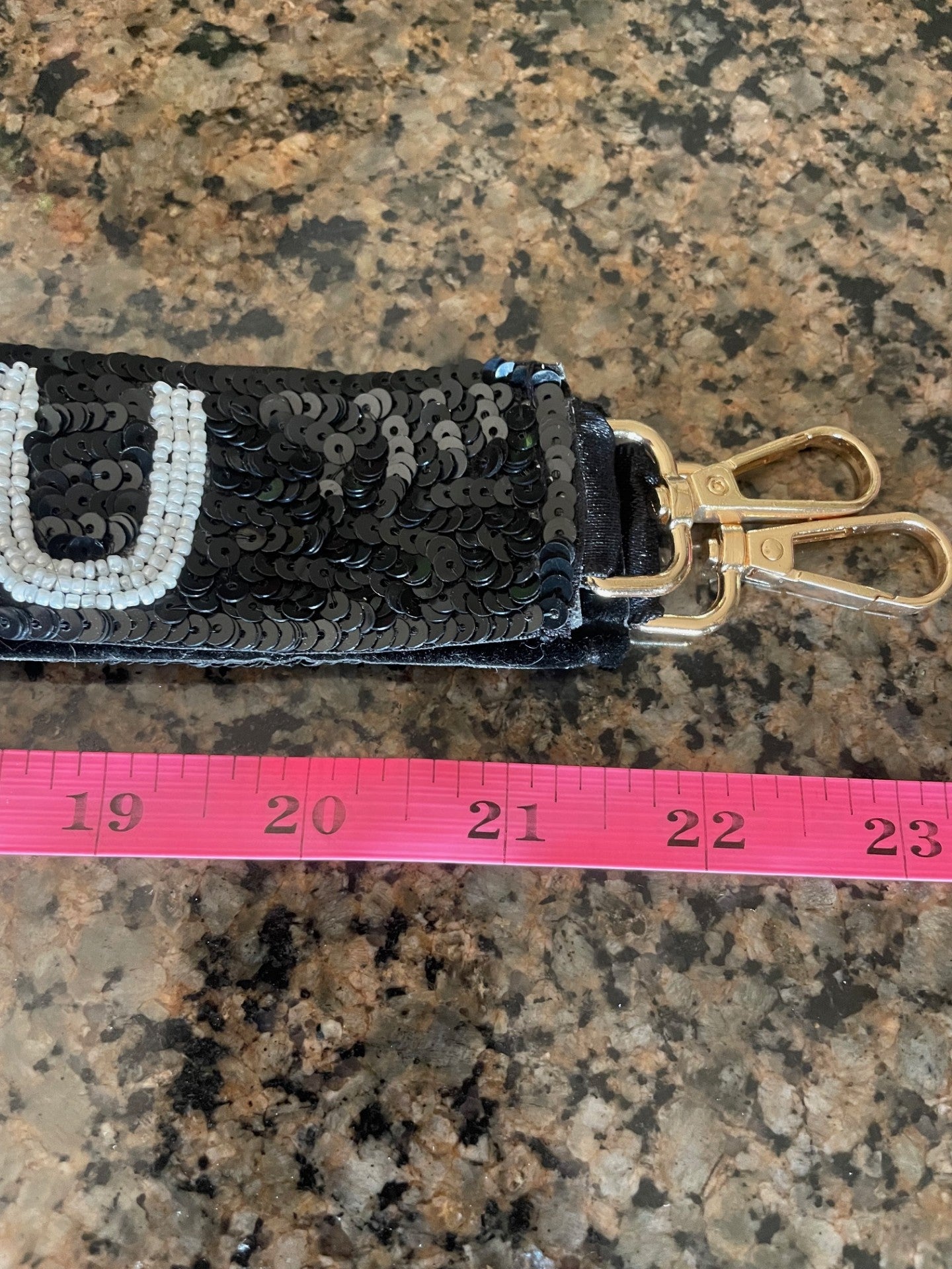 Gameday Purse Strap - Beaded - MU - University of Missouri - Go Tigers