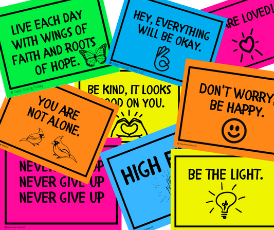 20 Inspirational Poster Pack - Set of 20 Unique Posters 8.5 x 11 inches