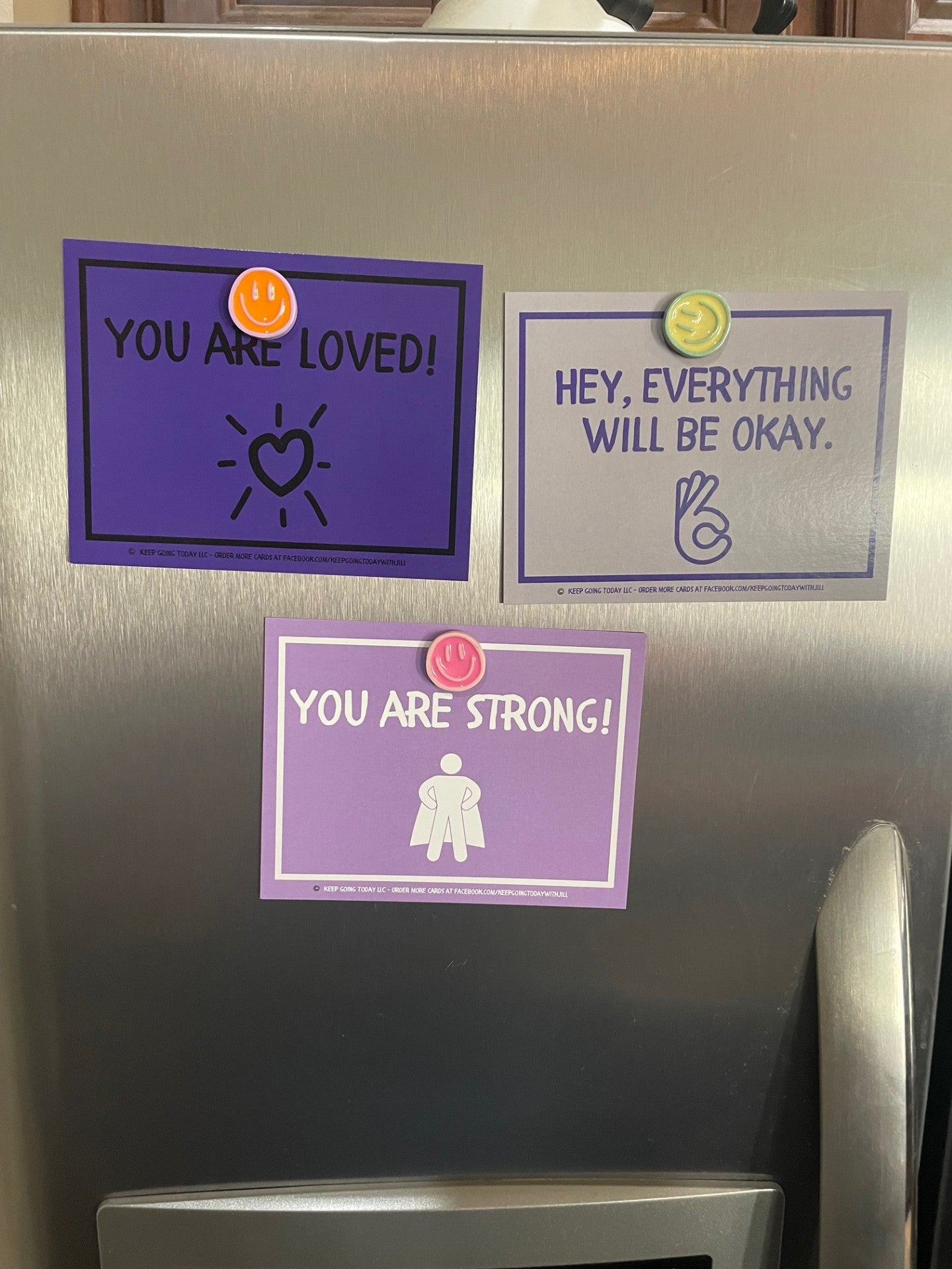 20 cards of encouragement—hang them, mail them, and share the love—adhesive included Purple Lavender